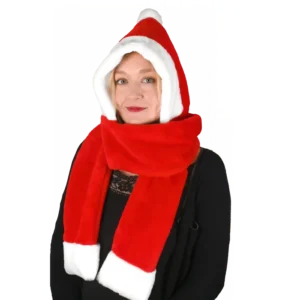 bonnet écharpe de Noël (scol 12) de la marque NOEL EN FOLIE. Réf. NDQ100.